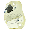 SWAROVSKI 3257 Divine Rock Sew-on Stone 19 x 13 Jonquil